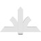 Ekena Millwork Redmond Architectural Grade PVC Gable Bracket, 48"W x 30"H x 4"D x 6"F, 15/12 Pitch GBP048X30X0406RED00 - alternate 4